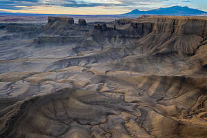 Moonscape in the morning